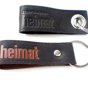 Key ring with text image 1