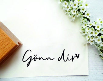 Stempel "gönn dir"