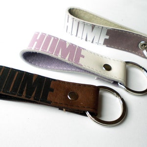 home leather keychain image 2