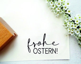 kleiner Stempel "frohe Ostern"