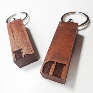 Key ring made of wood puzzle image 4