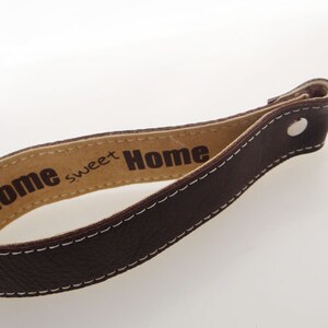 home sweet home leather keychain image 2