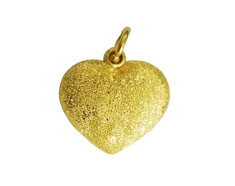 24k  99.9% Pure Gold heart pendent 7.5 grams with gift box