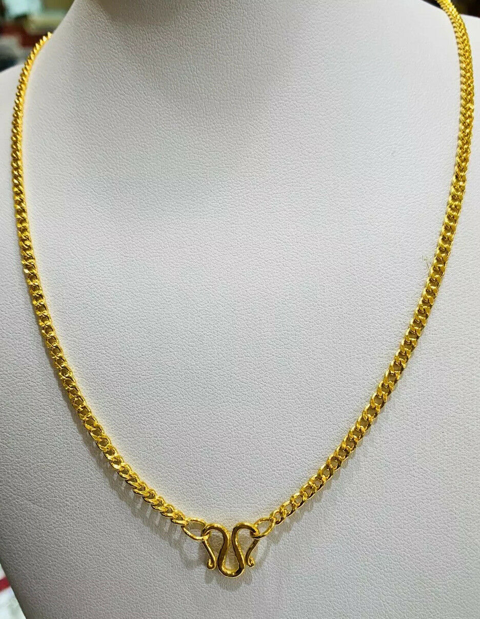 Hand Made 24k 99.9 Gold Necklaces 30 Grams Etsy