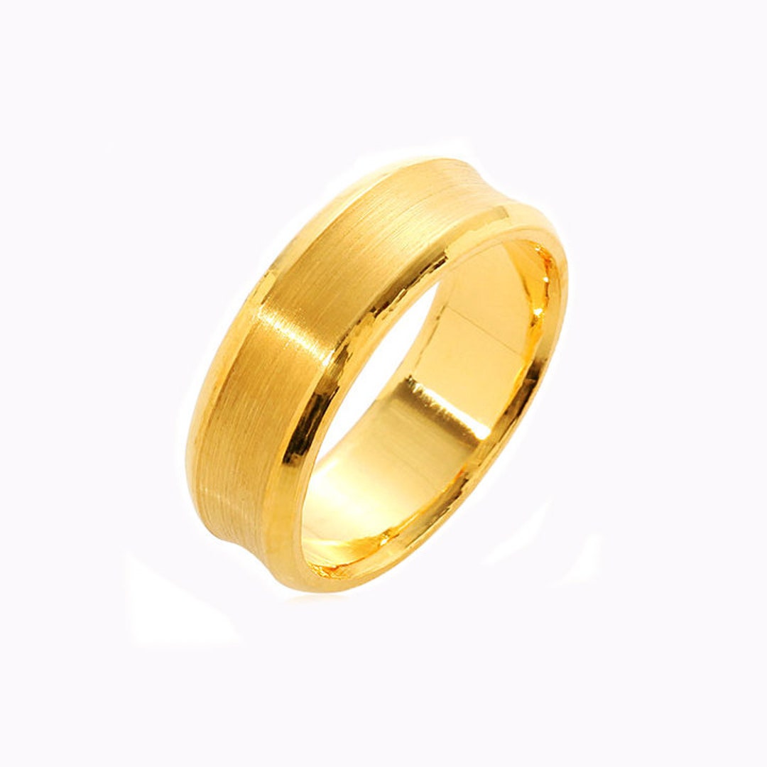  ORDER GOLD RING（9ＫYG） size US 5.5 11 Grams 5.5 Mm Wide 99.9% Pure 24k Gold Ring - Etsy