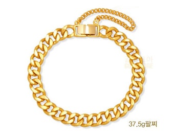 24k  99.9% gold  bracelet 37.5 grams