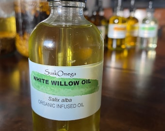 White Willow Bark Oil,  Natural Painkiller,  Double Infused  Suskomega