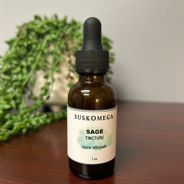 Sage Tincture, Suskomega Wildcrafted