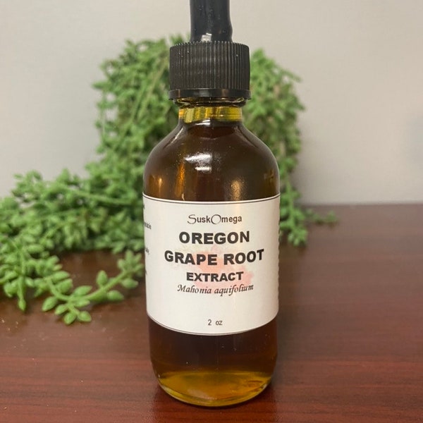 Oregon Grape Root Extract; No Alcohol; Alternative healing,  SUSKO SuskOmega, Mahonia aquifolium