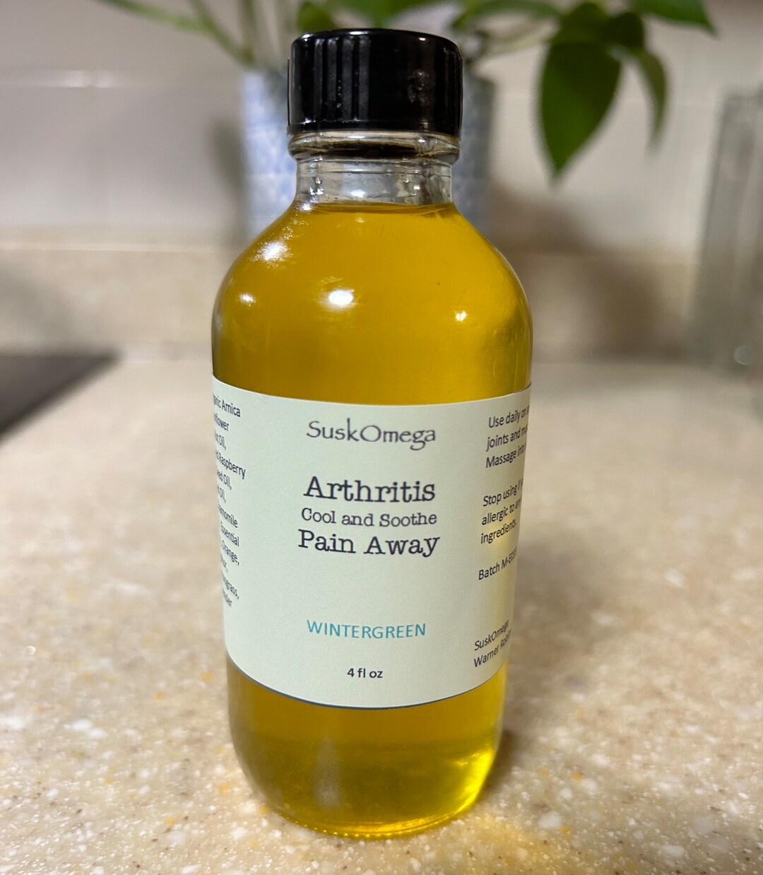 Arnica Wintergreen Arthritis Cool & Sooth Pain Away Oil Wintergreen