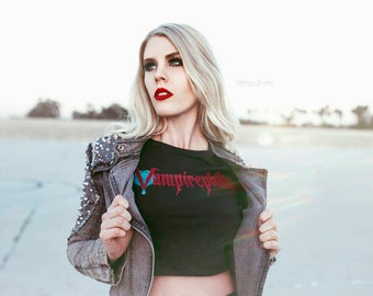 Vampirephilia Crop Top
