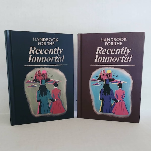 Handbook for the Recently Immortal Journal - Beetlejuice x Bram Stokers Dracula - Diary Notebook School Supplies Goth Gothic Classic Horror