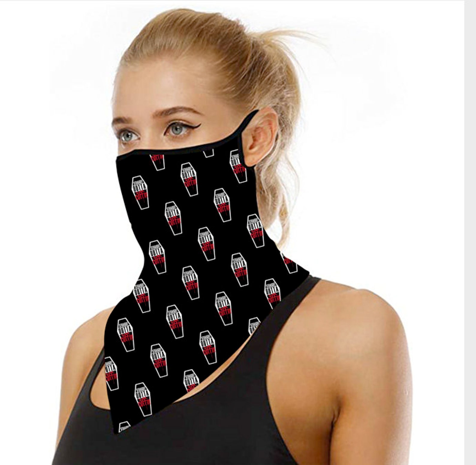 Bandit Bandana Mask w/ ear loops cloth mask perfect for Etsy