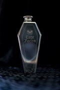 Coffin Hip Flask - Carpe Noctem Etched Stainless Steel Barware