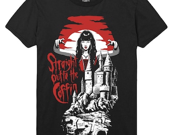 Gothic Vampire Castle T-Shirt • Dark Academia Dracula Tee