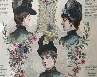 Victorian Catalog Retro Advertising Victorian Womens Clothing Accessories 19th Century Fashion Quilt Backing from Leutenegger BTY