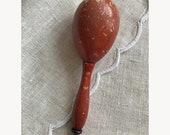 Charming Vintage Petite Wooden Darner, Darning, Needlework, Collectible, Turned, Treen, Folk Art, Sewing, Women, Knitting, Miniature, Child
