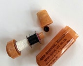 Vintage Advertising Travel Mending Sewing Kit, Etui, Case, Needles, Thimble, Thread, Spool, Notions, Gift, Small, Container, Haberdashery
