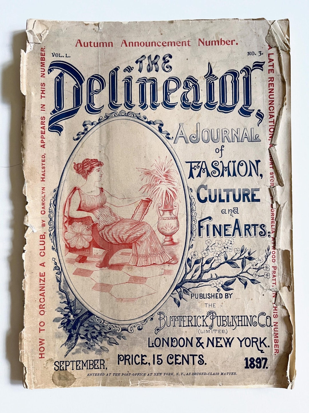 September 1897 Issue of THE DELINEATOR Magazine, Antique, Fashion ...