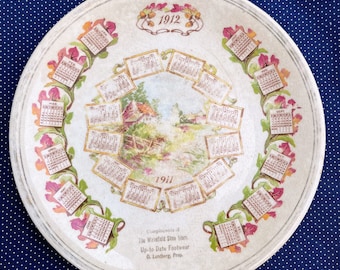 5 つのヴィンテージ カレンダー - 1911 年と 1913 年 - Etsy 日本