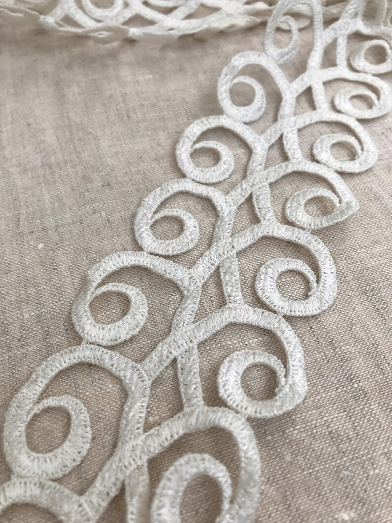 taupe lace trim