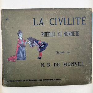 French Children&#39;s Book Illustrated by MB De Monvel, Kids, Antique, Antiquarian, Vintage, Kids, France, Illustrations, Artwork, Art, 1800s