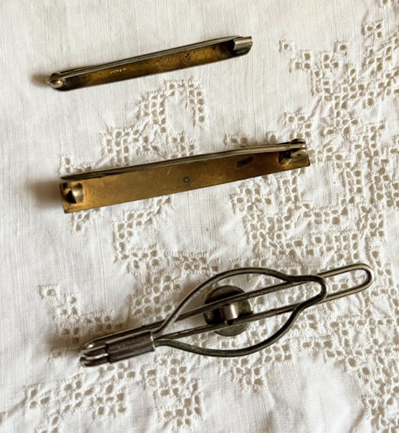 CHOICE of Antique / Vintage Pins, Bar, Tie Clip, … - image 4