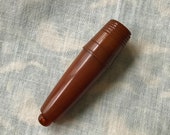 Vintage Etui Needle Thread Case, with Thimble (Likely Bakelite), Haberdashery, Needlework, Notions, Container, Embroidery, Seamstress