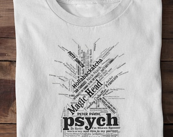 Psych Shirt | Gus Guster Psych TV Show Nicknames T Shirt | Psych Gift | Novelty Shirt | Funny T Shirt | Psych Fan