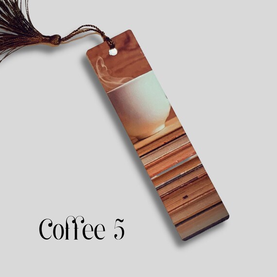 Coffee Bookmarks  Metal Bookmarks for Coffee Lovers