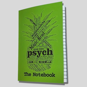 Psych The Notebook: For Fans of PsychTV show, gift for pineapple superfan, Shawn Spencer and Burton Gus Guster Lassiter Chief Vick image 5
