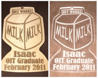 Milk OIT Graduate Ornament - Milk Allergy, Allergy Awareness, Food Allergy, OITWORKS - Free Shipping