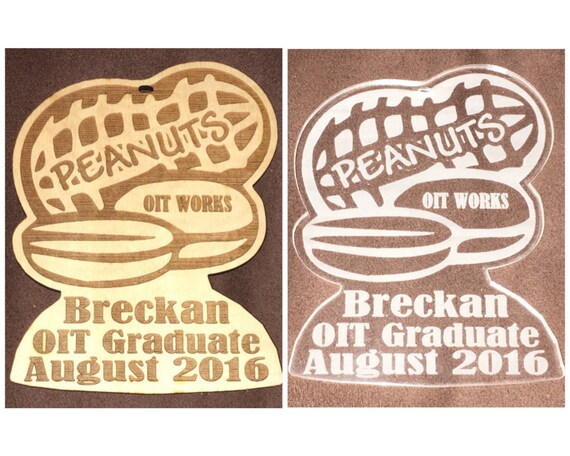Tree Nut OIT Graduate Ornament Food Allergy OITWORKS Free Shipping Tree Nut Allergy Allergy Awareness