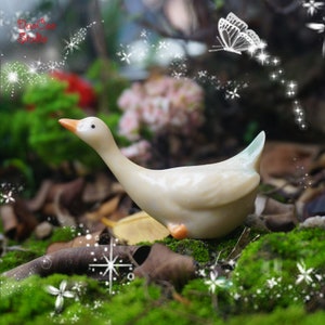 1pcs Duck , Fairies Miniature Fairy Garden Supplies Succulent Terraium DIY Accessories Figurines