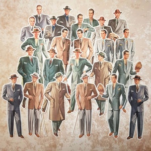Mode homme 1940 Etsy France