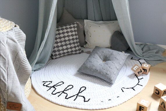 Childrens Playroom Tipi Pillow Kids Floor Cushion Play Etsy