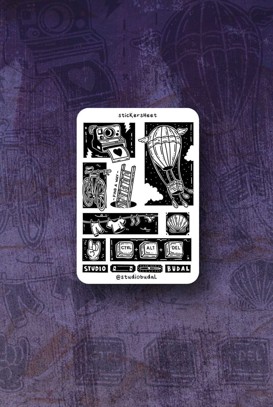 Cool Stickers, Cool Sticker Sheet, Tattoo Stickers, Tattoo Stickersheet