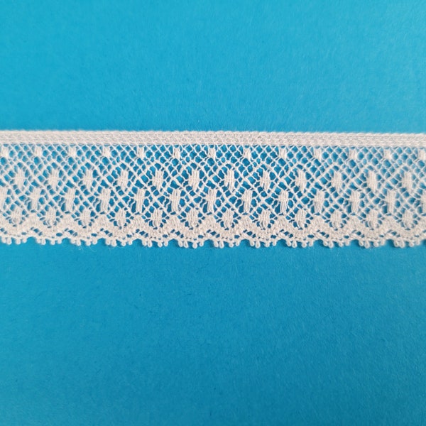 French Val Lace Edging from Capitol Imports, Heirloom Quality, White.  Priced by the yard and 1/2 yard.