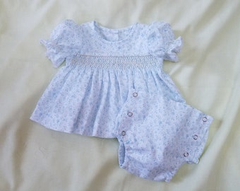 BABY PAMELA- PDF sewing pattern download only for smocked yoke dress/for preemies up to 5.5lbs