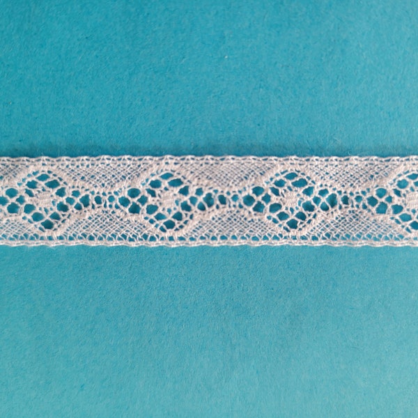 French Lace Insertion from Capitol Imports, Heirloom Quality, White.  Priced by the yard and 1/2 yard.