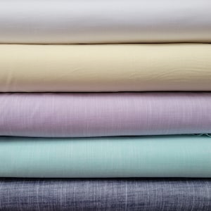 Spechler Vogel Cotton Linen Batiste- Beautiful 100% Organic Cotton - 60&quot; Wide- Sold by the Yard and Half Yard- 7 Colors!