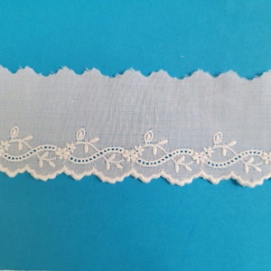 Swiss Embroidered Edging Trim from Capitol Imports- priced by the yard and half yard
