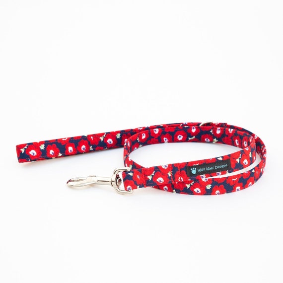 poppy dog collar and lead