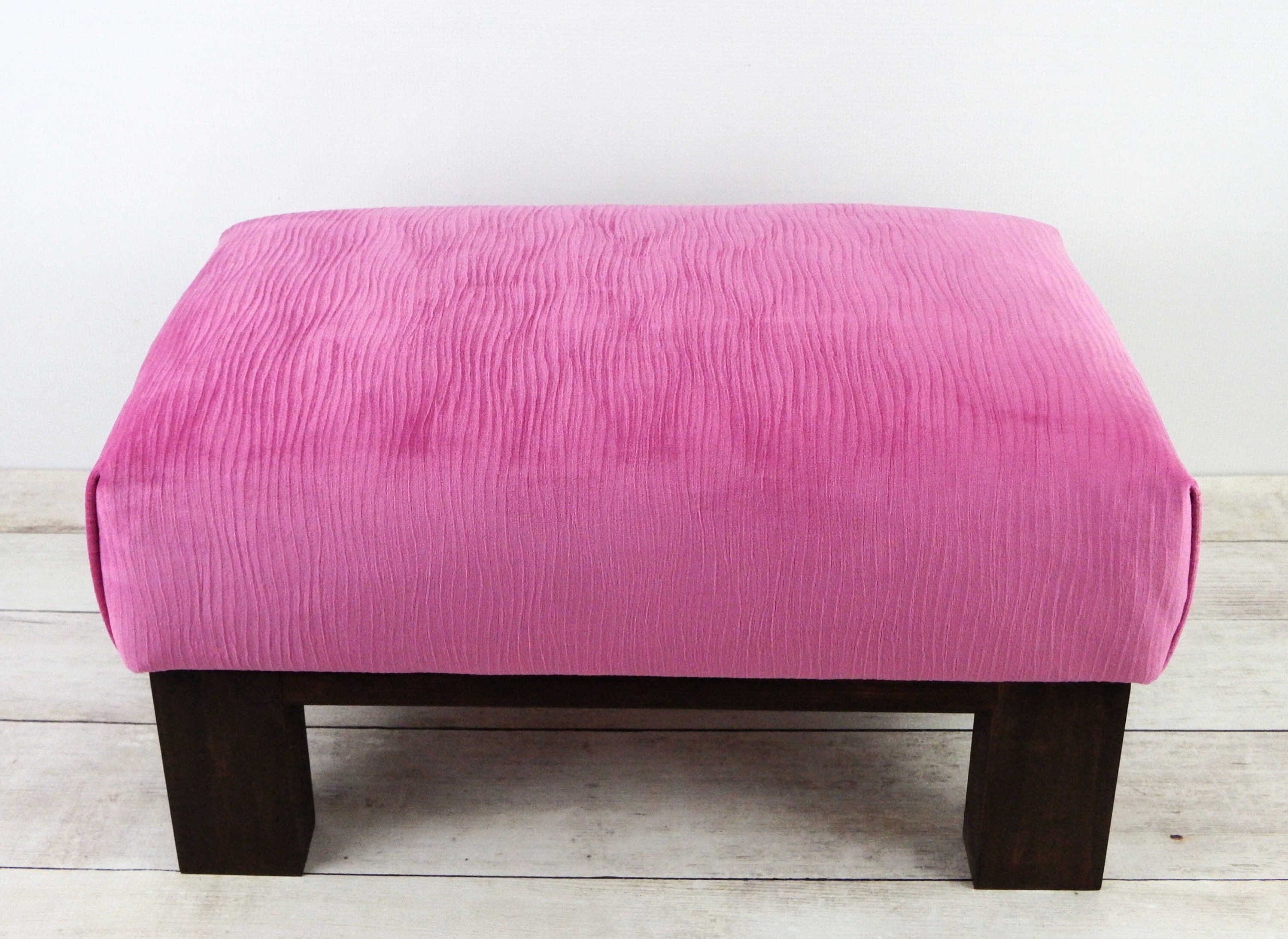 Hot cheap pink footstool
