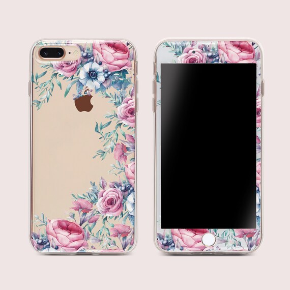 Flowers Iphone 5 Screen Protective Glass Iphone 6 Case Printed Etsy Flowers Iphone 5 Screen Protective Glass Iphone 6 Case Printed Etsy