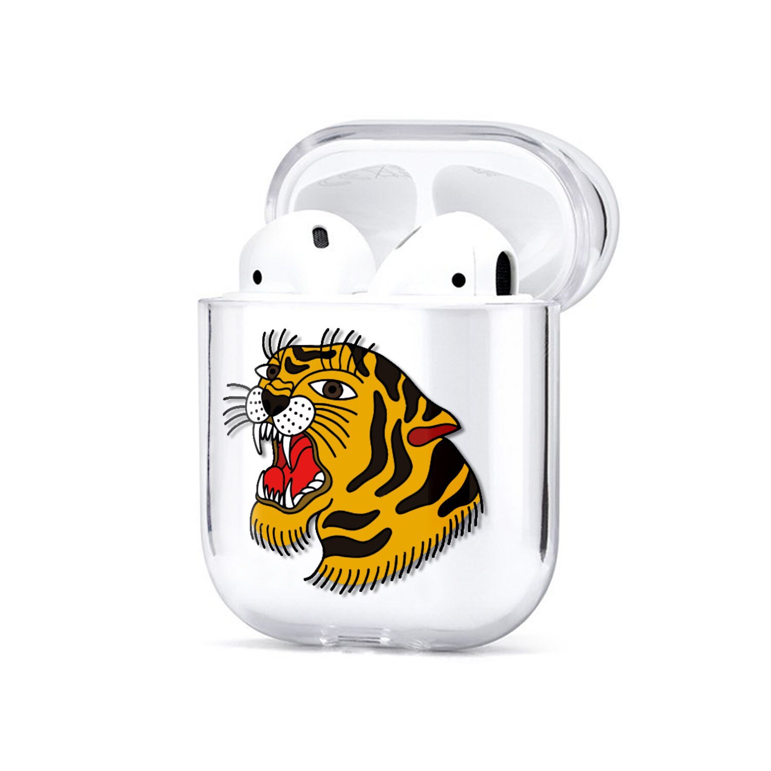 Tiger Airpod Case Flower Airpods Case Protective Airpods Case | Etsy  Singapore