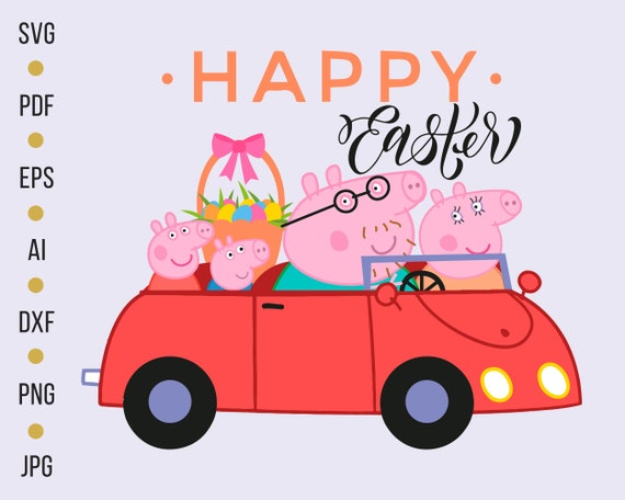 Download Easter Peppa Pig Svg Peppa Pig Svg Peppa Pig Clipart Easter Etsy