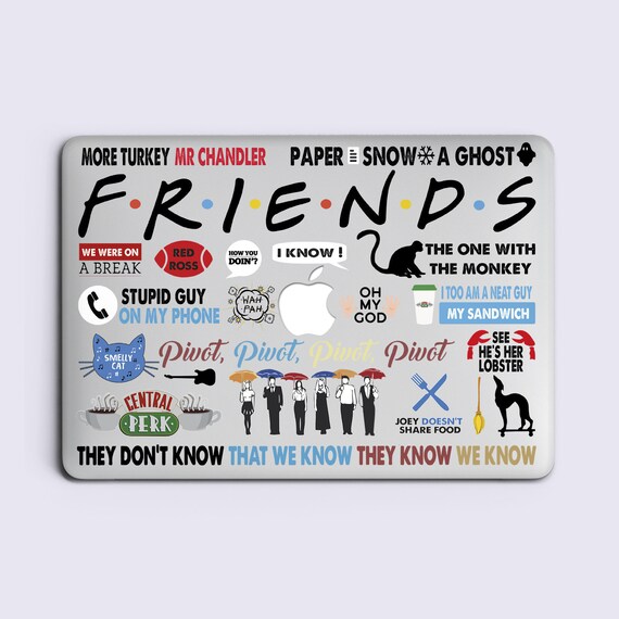 friends macbook case