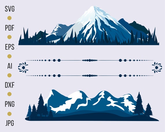 Free Free 303 Snow Capped Mountains Svg SVG PNG EPS DXF File