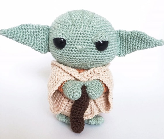 Etsy baby yoda crochet hot sale